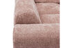 Miniature Canapé d'angle gauche chenille taupe/rose CLOUD 6