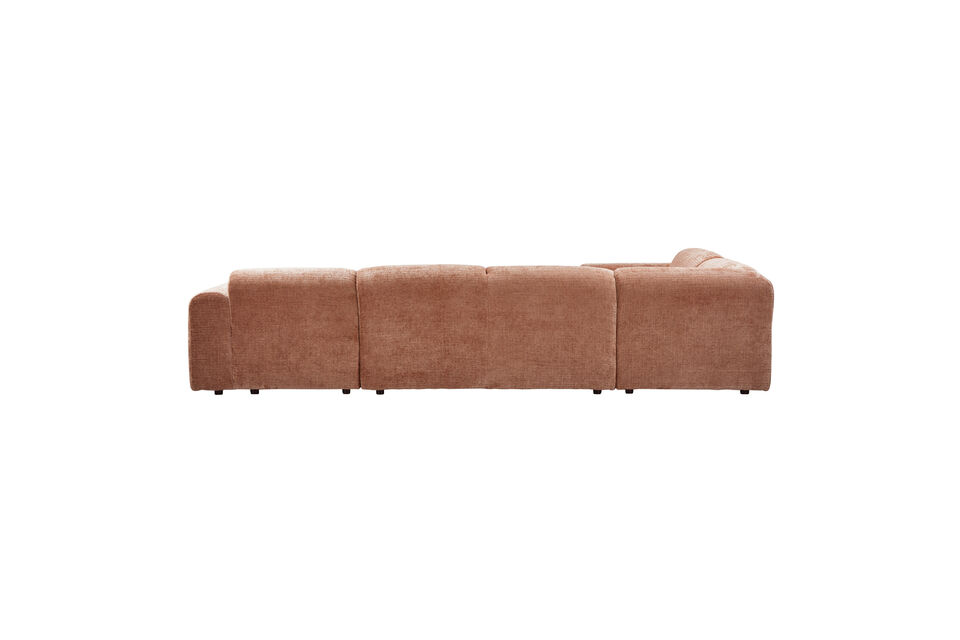 Avec ses formes joliment arrondies et son luxueux tissu chenille