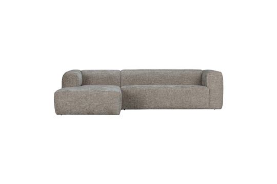 Canapé d'angle gauche en tissu gris clair Bean Détouré