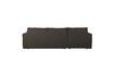 Miniature Canapé d'angle gauche en tissu marron Bar 6