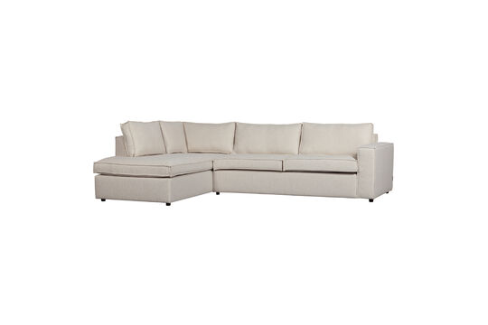 Voir la fiche produit canapé d'angle gauche en tissu tissé naturel THOMAS Canapé d'angle gauche en tissu tissé naturel THOMAS