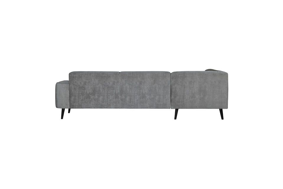 Le canapé d\'angle Brush : confortable et luxueux, avec un design texturé en velours