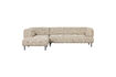 Miniature Canapé d'angle gauche tissu naturel mélangé LLOYD 2