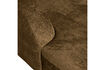 Miniature Canapé d'angle gauche velours laiton Sloping 5
