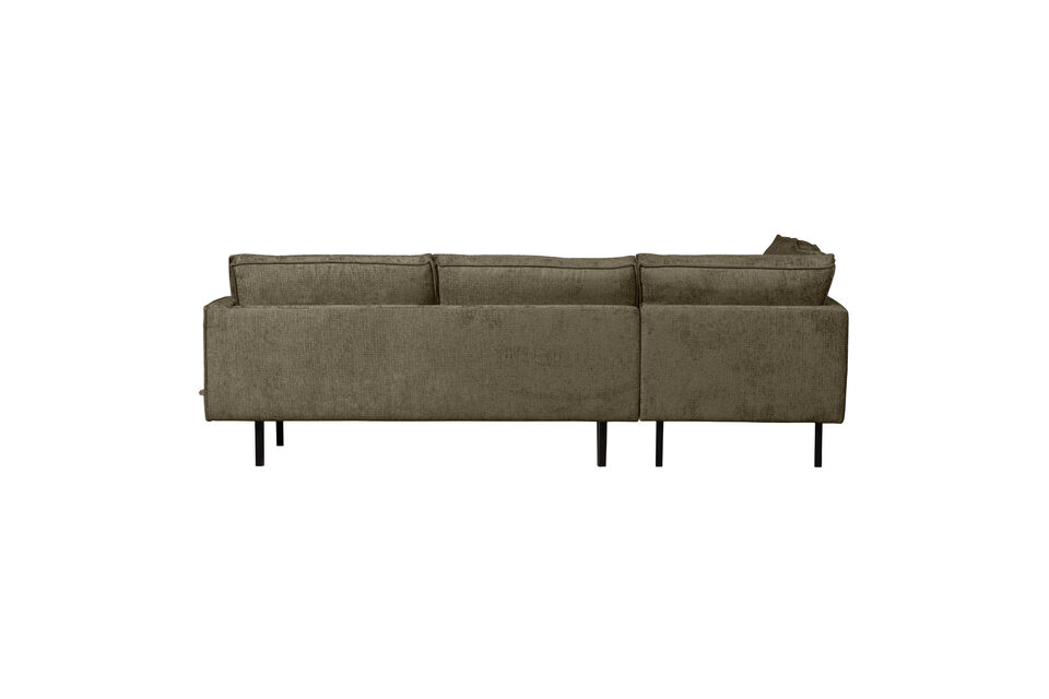 Design contemporain et chic Fait partie de la celebre serie Rodeo Rembourre en velours grossier