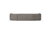 Miniature Canapé en U 339 cm Chenille gris chiné Sloping 5