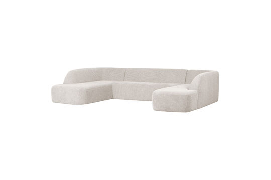 Canapé en U 339 cm Chenille Pearl Melange SLOPING