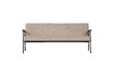Miniature Canapé en velour beige Elizabeth 1