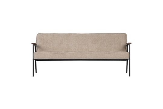 Canapé en velour beige Elizabeth