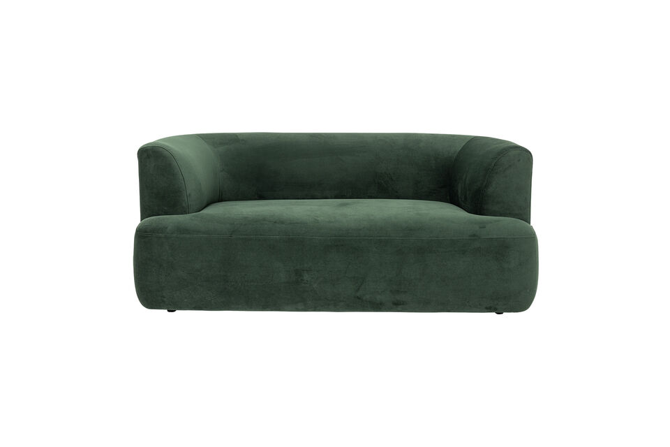 Canapé L165 cm en polyester vert Morgan Bloomingville