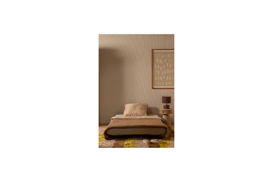 Un canapé et un lit en un Tissu confortable et doux Aspect luxueux H 80 x L 122 x P 92 cm  Le