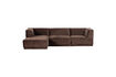 Miniature Canapé méridienne gauche velours marron Manu 4