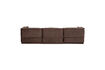 Miniature Canapé méridienne gauche velours marron Manu 6