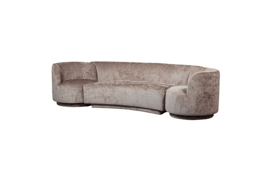 Canapé modulable 290 cm Taupe POPULAR