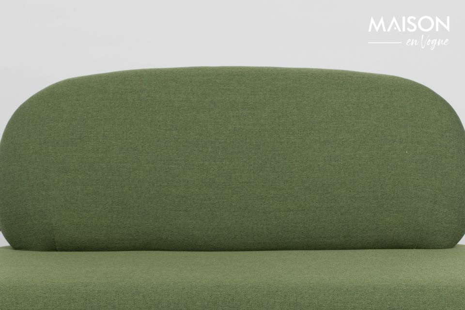 Le canapé Polly vert est parfait pour aménager votre salon dans un style scandinave