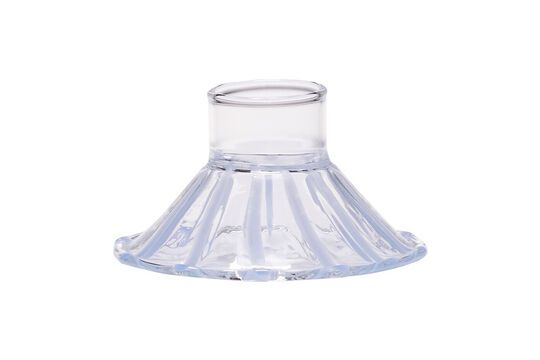 Candelabro de cristal azul heredero