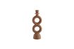 Miniatura Candelabro de gres naranja Loop 1