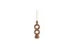 Miniatura Candeliere in gres arancione Loop 3
