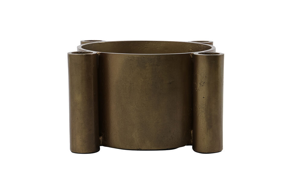 Candle holder 15 cm Antique Brass Four House Doctor