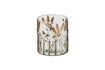 Miniature Candle holder in clear  glass Leaves 2