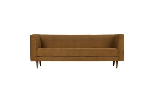 Canelle velvet 3 seater sofa Studio Clipped