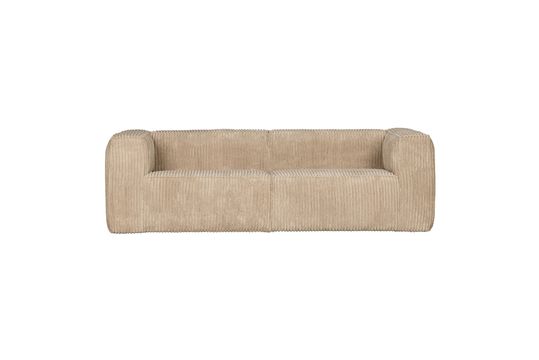 Canoe 3 seats in cream Bean fabric