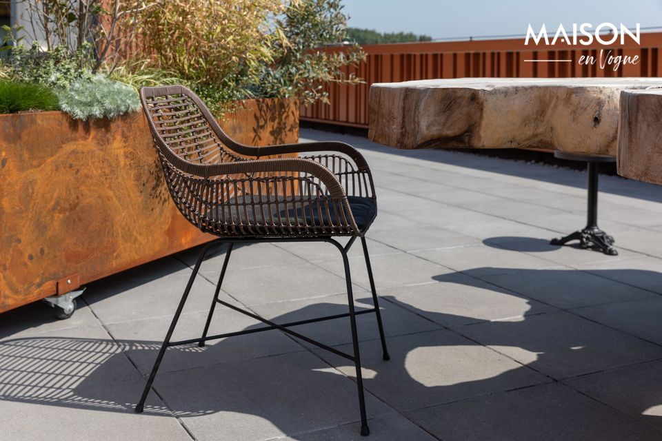 Cantik armchair in synthetic rattan DutchBone