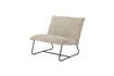Miniature Cape beige recycled tissue lounge chair 5