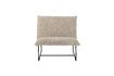 Miniature Cape beige recycled tissue lounge chair 8