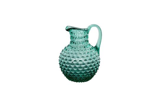 Carafe en verre vert Diamant