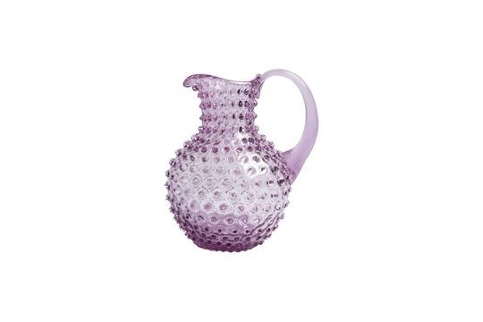 Carafe en verre violet Diamant
