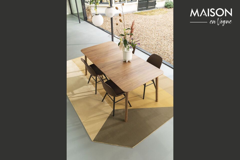 With a simple twist, it gives you a new look and a new experience without having to change rugs