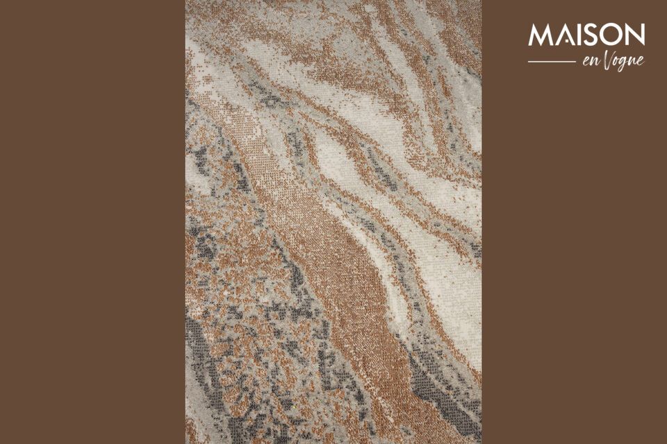 Measuring 290 cm long and 200 cm deep, this galaxy-inspired rug will transform your living space