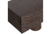 Miniature Carved TV Unit 180cm Mango Wood Dark Brown Crumble 6