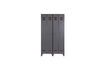 Miniature Casier 2 portes en bois anthracite Stijn 1