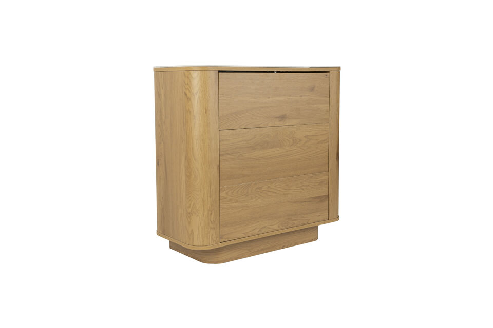 La combinazione di tonalità di legno naturale e l\'elegante superficie chiara assicura un aspetto