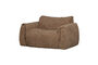 Miniature Causeuse Chenille Marron Baggy Détouré