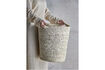 Miniatura Cesta Ø40x49 cm de yute blanco Selena 2