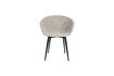 Miniature Chair with armrests in grey fabric Charly 3
