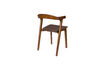 Miniature Chaise avec accoudoirs en bois de noyer Northwood 5
