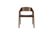 Miniature Chaise avec accoudoirs en bois de noyer Westlake 6
