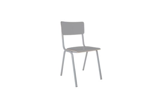 Chaise Back To School Grise