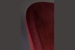 Miniature Chaise Barbara en velours rouge 5