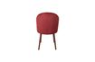 Miniature Chaise Barbara en velours rouge 9