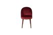 Miniature Chaise Barbara en velours rouge 12