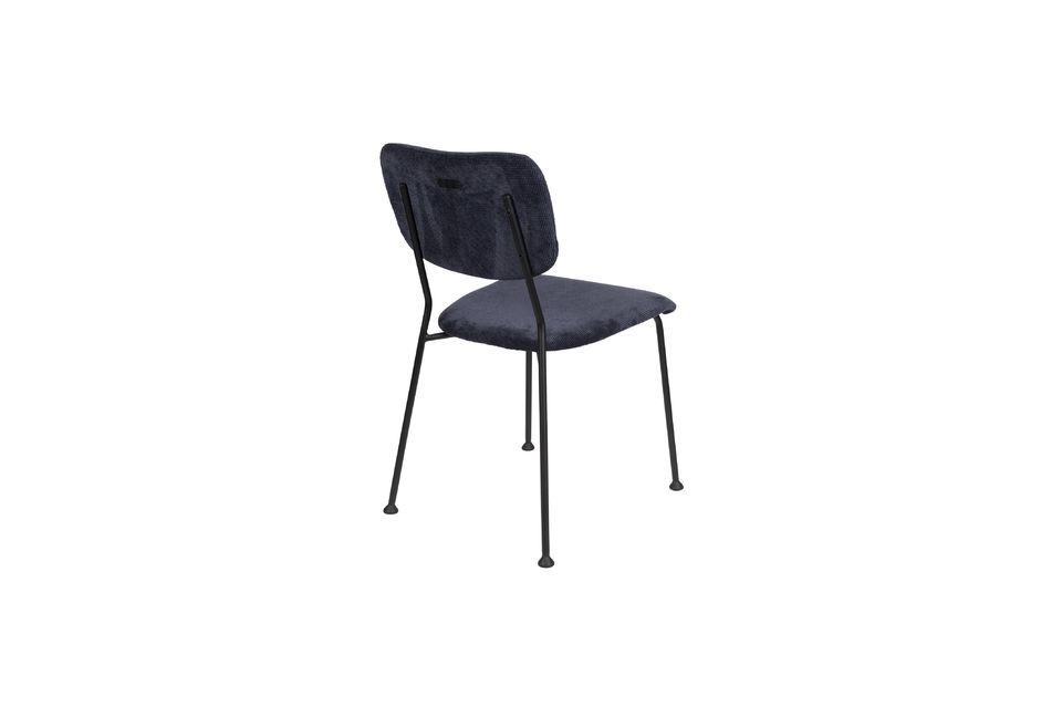 Chaise Benson bleu foncé - 7