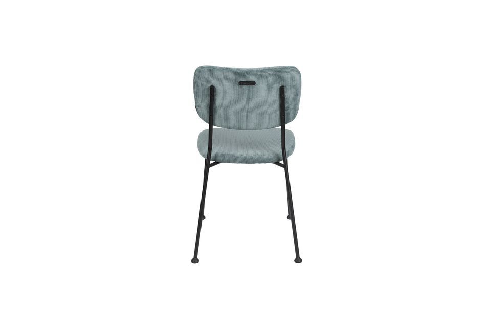 chaise benson gris-bleu - 6