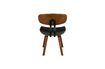 Miniature Chaise Black Wood marron et noire 11