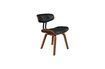 Miniature Chaise Black Wood marron et noire 12