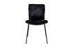 Miniature Chaise bloom en velours noir 2